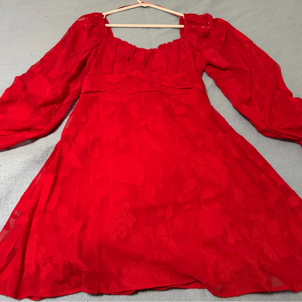 Allison + Kelly Vibrant Red Dress